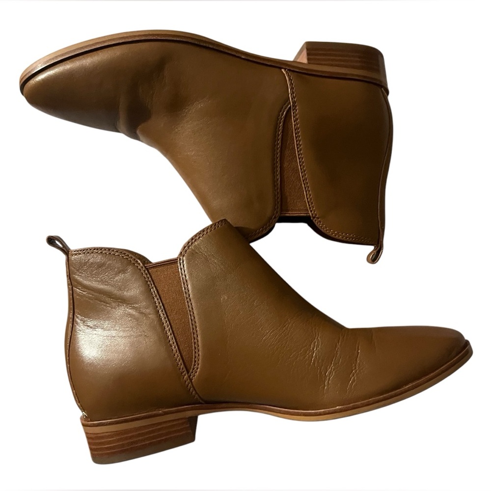 Michael Kors leather brown/tan‎ ankle western bootie boots. Size 7